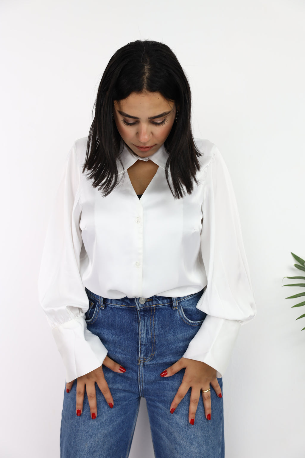 White silk muse