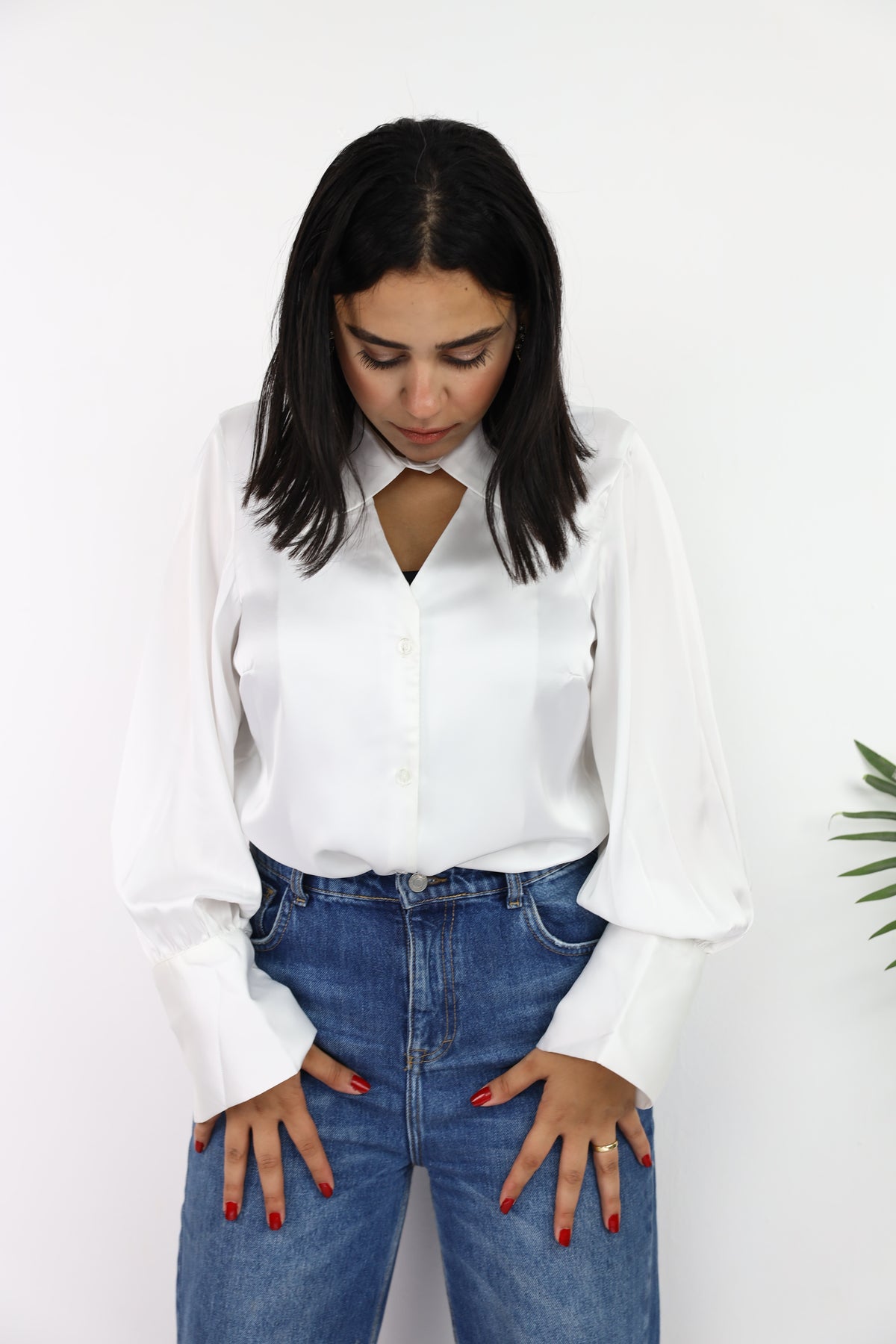 White silk muse