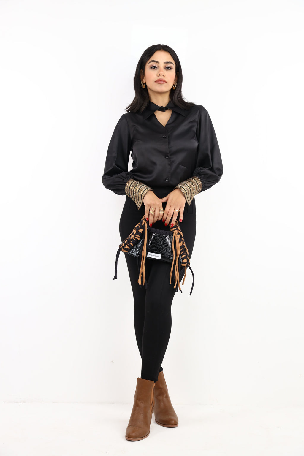 Black silk muse